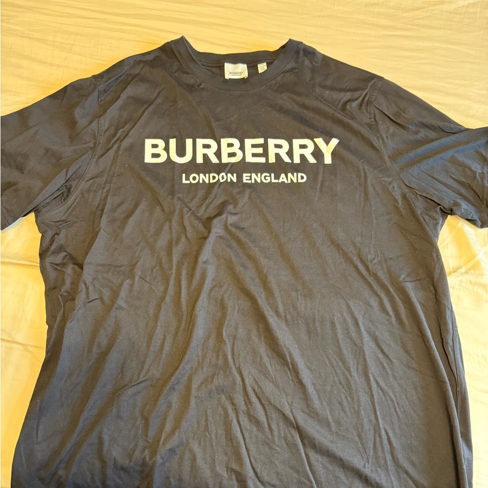 Burberry Dark Blue Short Sleeve Tee